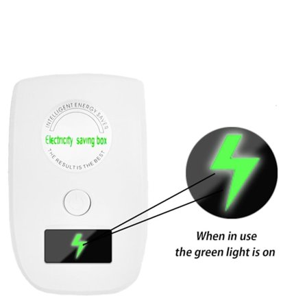 Energibesparende, spændingsstabiliserende og strømbesparende enhed, øger elektrisk effekt, egnet til hjemmebrug