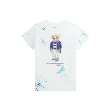 Polo Ralph Lauren, T-Shirts Wit, Dames, Maat:L