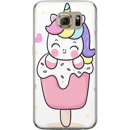 Mobilskal till Samsung Galaxy S6 med Glad enhörning