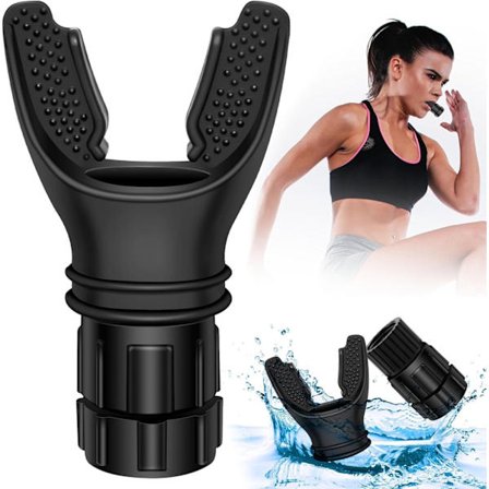 Træningsenhed Justerbar Modstandstræningsenhed til Muskeltræning for at Forbedre Fitness og Styrke Spirometri LUN Træningsenhed Sort