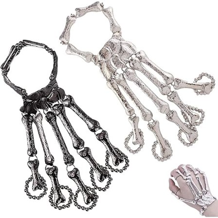 |NN|2 kpl Halloween Sormi Rannekoru Luuranko Rannekoru Kummitus Kynsi O