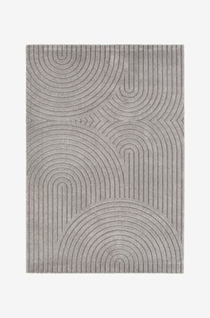 KM Home - Luggmatta Genova Zen - Grå - Lugg & ryamattor - 280X380 - Från Homeroom