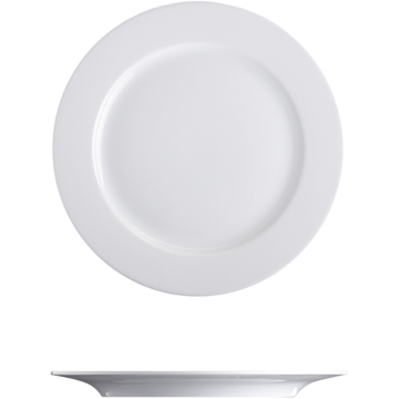 Tallrik Flat G. Benedikt Basic Vit