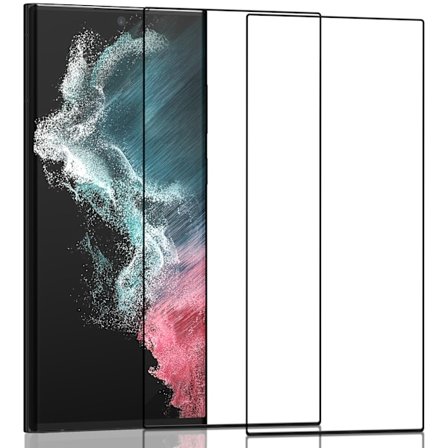 2-Pack SAMSUNG S22 ULTRA Näytönsuoja - Karkaistu Lasi 9H - Super laatu 3D