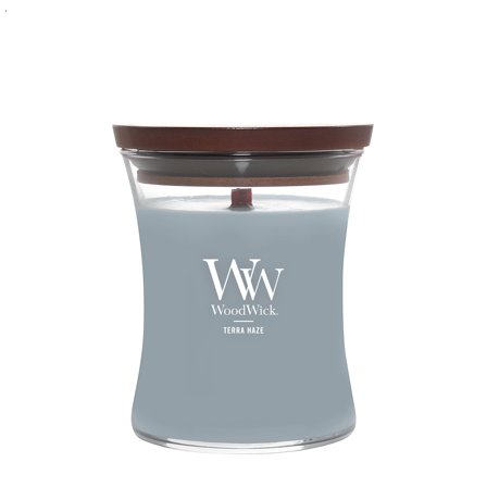 Woodwick Hourglass Candles Terra Haze 275gr - Candela Profumata
