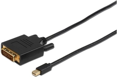 MicroConnect videoadapterkabel - DVI-D til Mini DisplayPort - 2 m