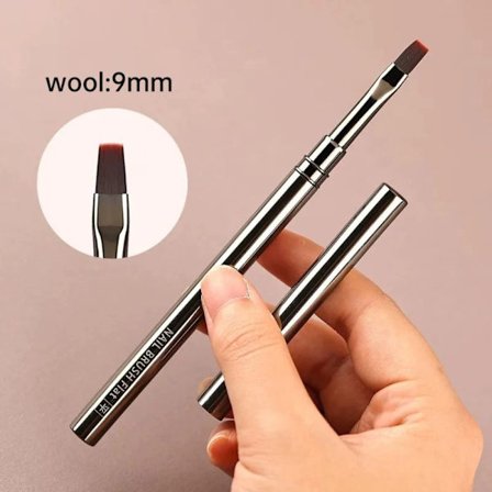 2st Nail Brush Nail Art Liner Borstar Penna FLAT HEAD FLAT HEAD