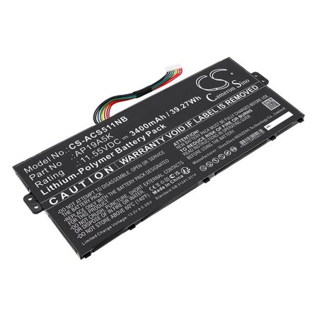 Batteri til bærbar PC for Acer Chromebook Spin 511 R752T-C3M5 og andre
