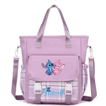 Stitch kangaskankainen olkalaukku
