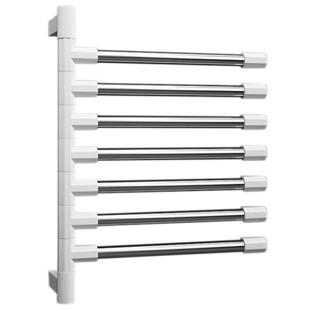 Håndkleholder i rustfritt stål 180 graders rotasjon Badehåndkleholder med svingarm Veggmontert håndkle