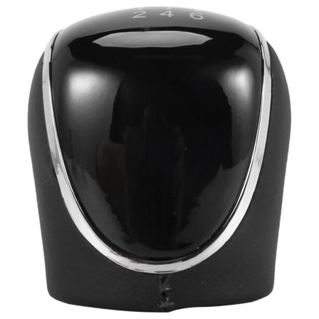6-vaihteinen auton nahkainen vaihteenvalitsimen nuppi vaihdekeppi yhteensopiva Mondeo Iv C-max Transit Focus Mk3 Mk4 Kuga