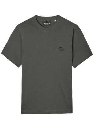 Mads Nørgaard Cotton Jersey Frode Logo Tee FAV T-shirts Herr Grå M