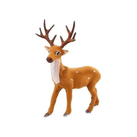 15/20/25/30/35 cm Simulering Plysch Ren Jul Hjortar Xmas Älgdekorationer för hem Nyår Orn