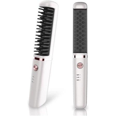 (Farge: Hvit) Trådløs varmluftsbørste Elektrisk trådløs Stra