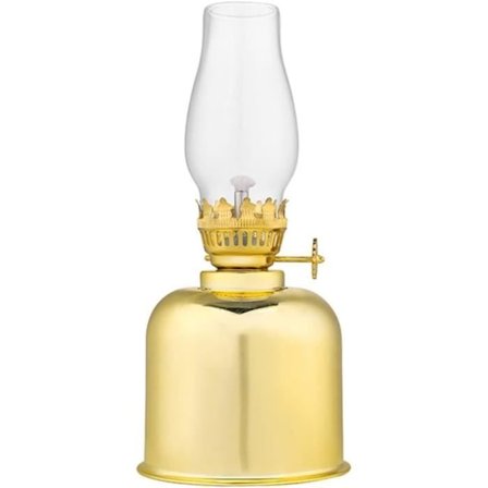 (Kulta) Petrolilamppu - ZVD - Peilimalli - Kestävää lasia - 5 varavaloa - 300 ml