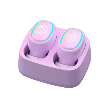 Bluetooth-hörlurar In-Ear, Trådlösa Hörlurar med Pekskärm och Mikrofon