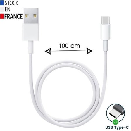 USB Type C-kabel för Samsung Galaxy S21 FE Exynos - Snabbladdning-synkroniserad dataöverföring - 1 meter kabel