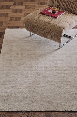 &Home - Gulvtæppe Bunbury - Beige - Bomulds- & kludetæpper - 80X240 - Fra Homeroom