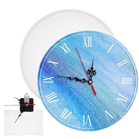 1 Kellosarja Kellon Valumuotti Kellonvalmistussarja Koriste Kellon Valumuotti Silikoninen Kellon Valumuotti Askartelu Valumuotti DIY-askarteluun