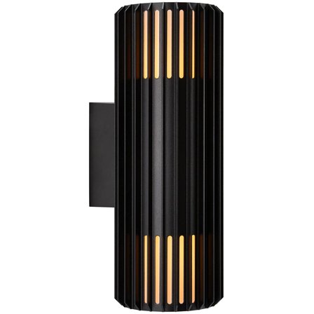 Nordlux - Fasadbelysning Aludra dubbel Seaside Svart