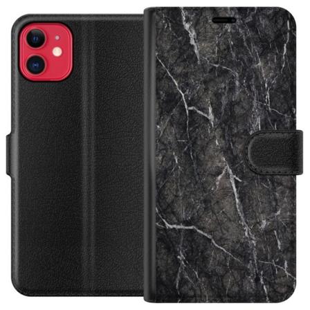 Apple iPhone 11 Lommeboketui Svart Marmor