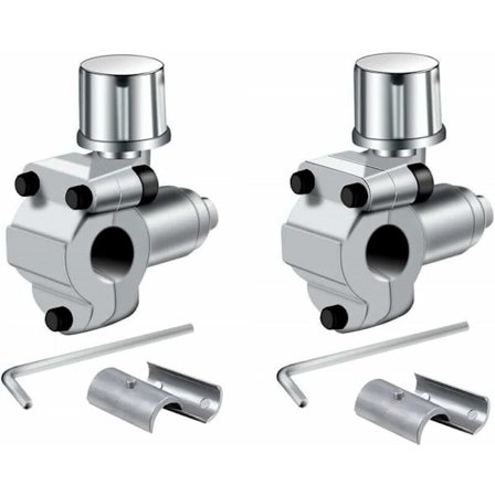 Kpl BPV-31 Rei'itetty venttiili, korvaava ilmastointiventtiili yhteensopiva 1/4 tuuman, 5/16 tuuman, 3/8 tuuman ulkohalkaisijaltaan olevien putkien 