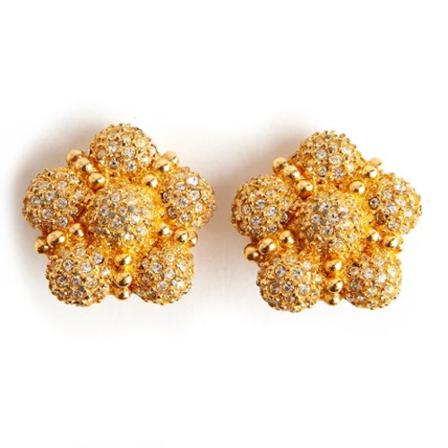 Dior Vintage, Pre-owned Metal dior-jewelry Geel, Dames, Maat:ONE Size