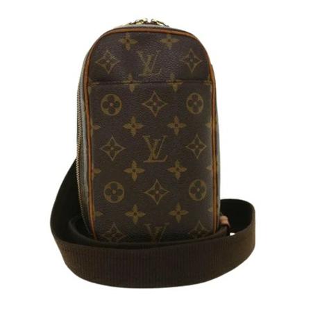 Louis Vuitton Vintage, Pre-owned Canvas louis-vuitton-bags Bruin, Dames, Maat:ONE Size