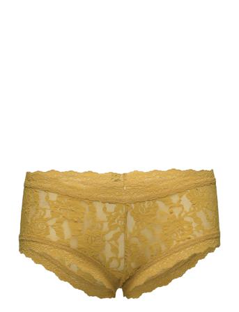 Boyshort Signature Lace Lingerie Panties Hipsters/boyshorts Keltainen Hanky Panky