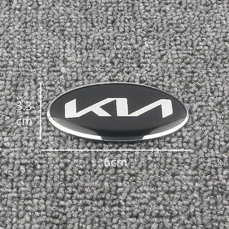 Gt Stinger Bilrat K Logo Emblem Badge Sticker Decal til Kia K2 K3 K5 Rio forte Optima Soul Cerato Cadenza K900 Tilbehør-WELLNGS