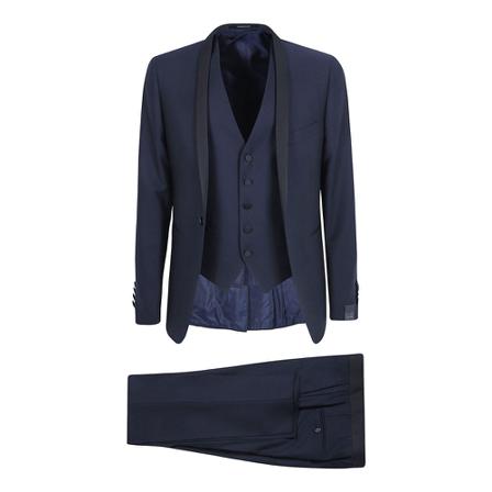 Tagliatore, Jacket Blauw, Heren, Maat:S