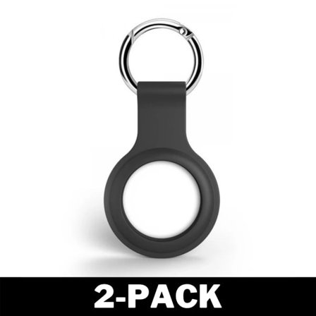 Airtag Apple Silikonikuori Avaimenperällä 2-Pakkaus
