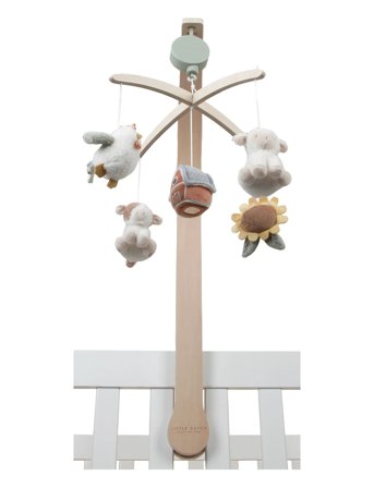 Little Dutch | Little Dutch - Musik Uro - Træ - Little Farm | ONE SIZE 37 cm