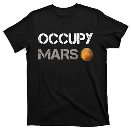Occupy Mars Elon Musk SpaceX Projekt Gaveideer Occupy Mars Trendende T-shirt