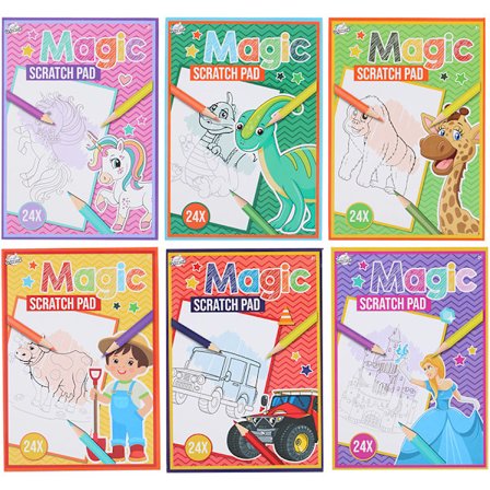 Magic Scratch Pad med 24 sider