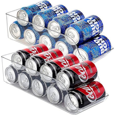 Kylförvaringsbehållare för läskburkar, kompatibel med kylskåp, Ki