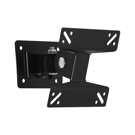 Universell 15-27 tommers LCD LED-skjerm brakett Høydejusterbar skjerm Retrekkbar vegg-TV-stativ