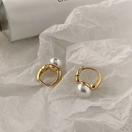 /#/Letvægtsdesign luksus én perle øreringe kvinder elegance/#/