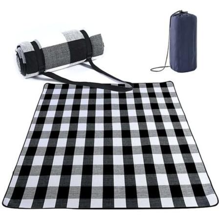 IC Picknicktæppe, 200x200cm Xxl Picknickmåtte Udendørs Vandafvisende Strandtæppe Sandtæt Campingtæppe Picknicktæppe Campingmåtte, Picnic Ma