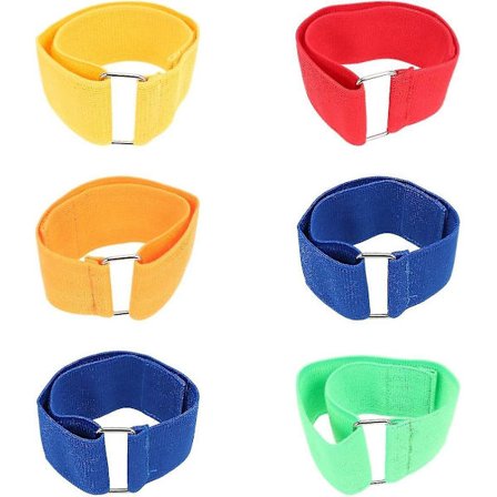 6 st 3-bens Race Band Elastiska Band Roligt Familj