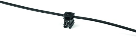 Hellermann Tyton T50ROSEC4A Buntband med kantclips, 500-pack, Installationsmaterial