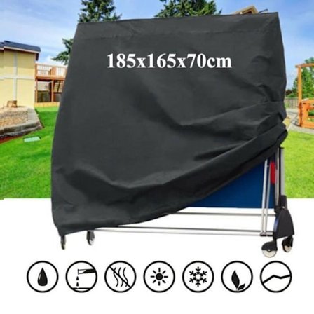 (Mörk svart) Skyddande överdrag - Ej specificerat - 165x70x185cm - Vattentätt - UV-beständigt - Tvättbart