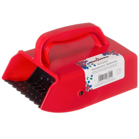 Marjukka Basic bærplukker med plastgitter' - 'Rødt og svart