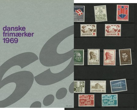 Danmark - Årsmappe 1969