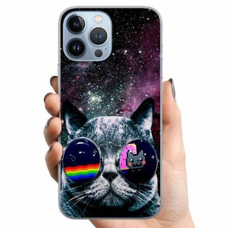 Apple Iphone 14 Pro Max Tpu Mobilskal Space Cat