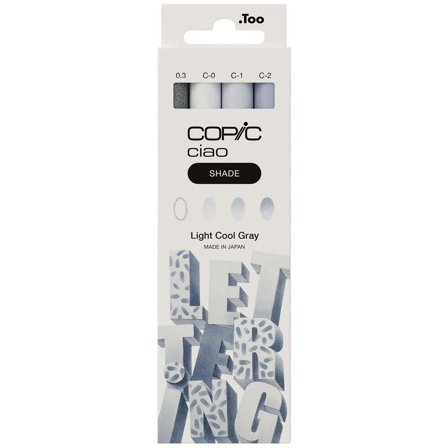 Copic Ciao Shade Set Light Cool Gray 4-pack