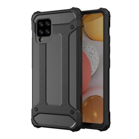 Hybrid Rugged Armor Skal Till Samsung Galaxy A42 5g - Svart Svart
