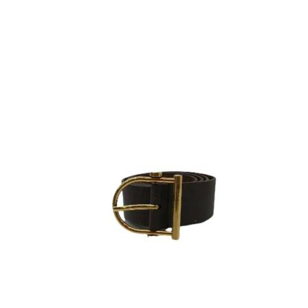 Gucci Vintage, Pre-owned Leather belts Bruin, Dames, Maat:ONE Size,leer