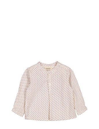 Totoro Tops Shirts Long-sleeved Shirts White MarMar Copenhagen