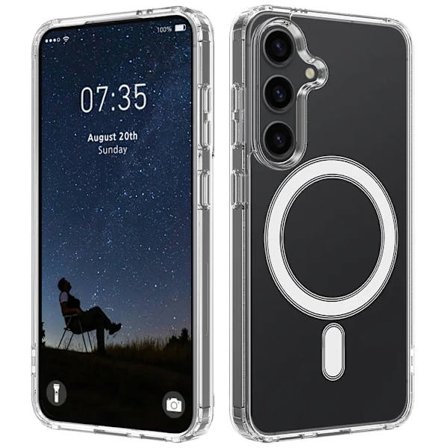 Galaxy S24 FE Mobilskal MagSafe Anti Shock 1.5 mm - Transparent